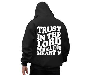 RUMAOZIA Jesus Loves You Hoodie Herren Kapuzenpullover Oversize Pullover Sweatshirt Freizeit Sport Langarmshirt Hoodies Training Pulli Streetwear Casual Y2K Warm Pulli Weich Kapuzepullover