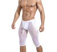 RUMAOZIA Netz Unterwäsche Sexy Herren Kurze Hosen Sexy Herren Gym Fitness Reizwäsche Unterhosen Atmungsaktive Kurze Jogginghose Sexy Strumpfhose Hsichtige Muskel Leggings Party Clubwear