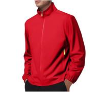 RUMAOZIA Regenjacke Herren Wasserdicht Atmungsaktiv Dünne Jacke Regenmantel Leichte Windjacke Fahrrad Leicht Softshelljacke Regenjacken Sommerjacke Softshelljacke für Golf Wandern Reisen Festival