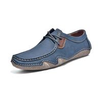 RUMAOZIA Schuhe Herren Traditionelle Sneaker Leder Schnürschuhe Flache Wanderschuhe Sportliche Slipper Outdoor Sportschuhe Elegante Schuhe Bequeme Freizeitschuhe für den Alltag