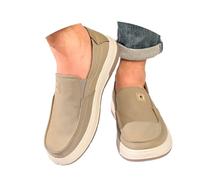 RUMAOZIA Segeltuchschuhe Herren Atmungsaktiv Sommer Freizeitschuhe Slip-On Turnschuhe Sportschuhe Bequeme und Atmungsaktive Tennisschuhe Sneakers Slipper Laufschuhe Sportliche Herrenschuhe