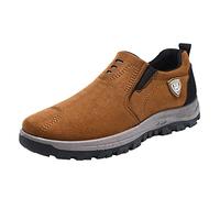 RUMAOZIA Slip On Wanderschuhe Herren Extra Breit Trekkingschuhe rutschfeste Outdoor Schuhe Freizeitschuhe Leichte Walkingschuhe Große Größe Sportschuhe Sneaker Bequem Soft Sommerschuhe