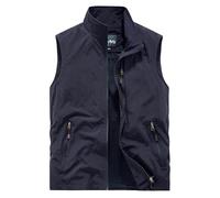 RUMAOZIA Sommerweste Herren Leicht Outdoor Weste Übergrößen Anglerweste Jagdweste Ohne Ärmel Jacke Camping Arbeitsweste Atmungsaktiv Sport Multifunktionsweste Dünne Softshelljacke für Herren