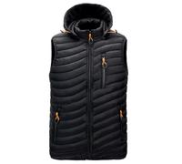 RUMAOZIA Steppweste Herren Leicht Warm Winter Westen Ärmellos Casual Daunenweste Locker Übergangsweste Mode Trend Sportweste Bequeme Outdoorweste Stehkragen Winter Wärme Dicke Outdoor Outwear
