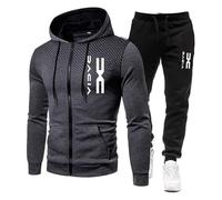 RUMAOZIA Trainingsanzug Set Herren Regular Fit Sport Anzug 2 Teilig Jogginganzug Hip Hop Streetwear Teenager Sportbekleidung Winter Gepolstert Tracksuit mit Hoodie und Jogginghose Sportanzug