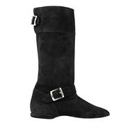 Rumpf 8830 West Coast Swing Tanz Stiefel mit Schnallen aus Wildleder mit Chromledersohle…