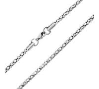 Runde Halskette aus Chirurgenstahl POPCORN 2 mm variante 60cm