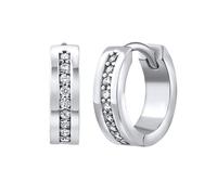 Runde Ohrringe Silber 925 LOLA Zirkonia