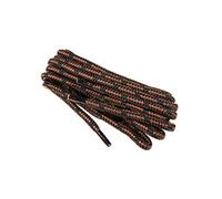 Runde Schnürsenkel für Arbeitsschuhe, Gesundheitsschuhe und Sicherheitsschuhe - robustes Gewebe, von Worker Walker Laces Pro, 1 Paar (9176 - schwarz mit braun / 90 cm - 35 zoll)