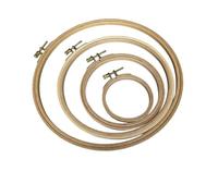 Runde Stickrahmen aus Holz, 4 Stück, Buche, Stickrahmen, 7,6 cm bis 22,9 cm, Kreis, Kreuzstichrahmen, Holzrahmen, Nähkunst-Set, Basteln (7,6 cm, 12,7 cm, 22,9 cm)