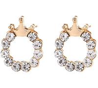 Runde Strass-Ohrringe, rund, einfach, Prinzessin, Ohr, Zubehör für Mädchen, Foto, Farbe