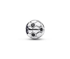 Runder Fußball Slide-Charm Moments, Sterlingsilber