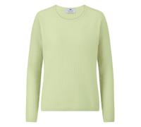 Rundhals-Pullover 1/1-Arm aus 100% Kaschmir Peter Hahn grün 42