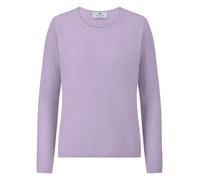 Rundhals-Pullover 1/1-Arm aus 100% Kaschmir Peter Hahn lila 38