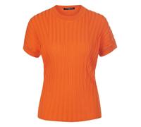 Rundhals-Pullover 1/2-Arm Fadenmeister Berlin orange 36