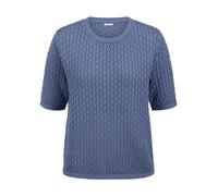 Rundhals-Pullover 1/2-Arm Peter Hahn blau 52