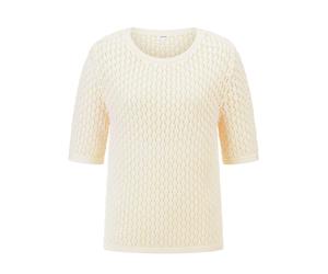 Rundhals-Pullover 1/2-Arm Peter Hahn weiss 38