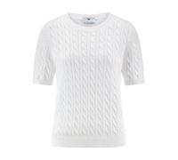 Rundhals-Pullover 1/2-Arm Peter Hahn weiss 52