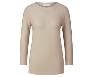 Rundhals-Pullover 3/4-Arm Peter Hahn beige 44