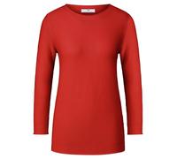 Rundhals-Pullover 3/4-Arm Peter Hahn rot 52