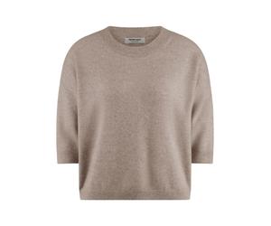 Rundhals-Pullover aus 100% Kaschmir Peter Hahn beige 46
