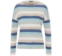 Rundhals-Pullover aus 100% Kaschmir Peter Hahn blau 40