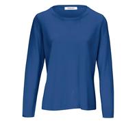 Rundhals-Pullover aus Kaschmir Peter Hahn blau 46
