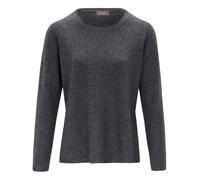 Rundhals-Pullover aus Kaschmir Peter Hahn grau 42