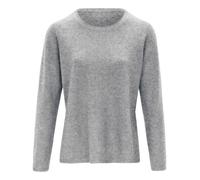 Rundhals-Pullover aus Kaschmir Peter Hahn grau 42