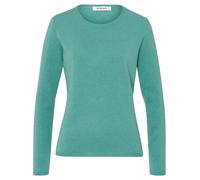 Rundhals-Pullover aus Kaschmir Peter Hahn grün 36