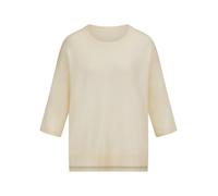 Rundhals-Pullover aus Kaschmir Peter Hahn weiss 42
