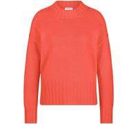 Rundhals-Pullover aus Schurwolle und Kaschmir Peter Hahn rot 38