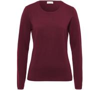 Rundhals-Pullover aus Schurwolle und Kaschmir Peter Hahn rot 38