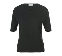 Rundhals-Pullover aus Schurwolle und Kaschmir Peter Hahn schwarz 46