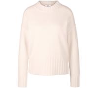 Rundhals-Pullover aus Schurwolle und Kaschmir Peter Hahn weiss 44