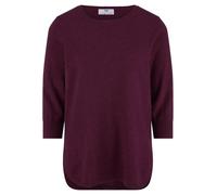 Rundhals-Pullover aus Seide und Kaschmir Peter Hahn lila 38