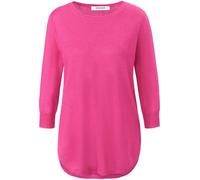 Rundhals-Pullover aus Seide und Kaschmir Peter Hahn pink 48