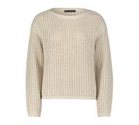 Betty Barclay Strickpullover mit Rundhalsausschnitt in Beige, Größe 46