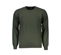 Rundhals-Pullover Einfarbig Grün XL