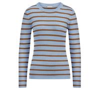 Rundhals-Pullover Kaschmir Peter Hahn blau 42