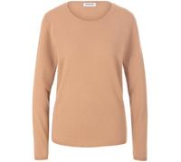 Rundhals-Pullover Kaschmir Peter Hahn braun 44