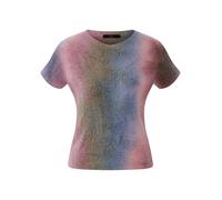 Ouí Damen Pullover schmal geschnitten Dip Dye Khaki/Rot Größe 42