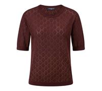 Rundhals-Pullover Seide Fadenmeister Berlin rot 38