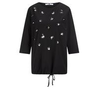 Rundhals-Shirt 3/4-Arm Anna Aura schwarz 42