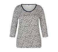 Rundhals-Shirt 3/4-Arm Anna Aura weiss 50