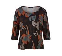 Rundhals-Shirt 3/4-Arm Fadenmeister Berlin braun 38