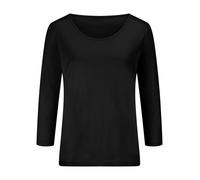 Rundhals-Shirt 3/4-Arm Fadenmeister Berlin schwarz 40