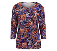 Rundhals-Shirt 3/4-Arm Peter Hahn mehrfarbig 48