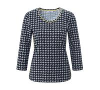 Rundhals-Shirt 3/4-Arm Peter Hahn schwarz 48