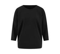 Rundhals-Shirt 3/4-Arm Raffaello Rossi schwarz 44